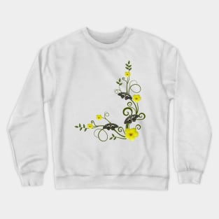 Yellow flowers in Kenya / Africa Crewneck Sweatshirt